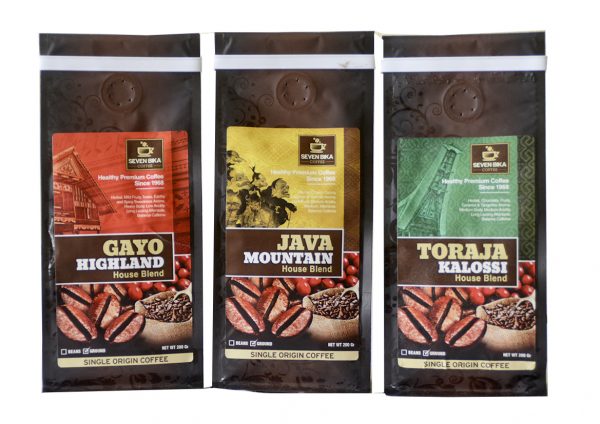 SEVEN BIKA GAYO HIGHLAND HOUSE BLEND BAG COFFEE 200 Gr [Beans] - Image 3