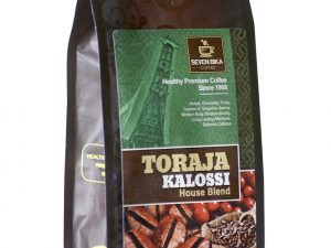 SEVEN BIKA TORAJA KALOSSI HOUSE BLEND BAG COFFEE 200 Gr [Ground]