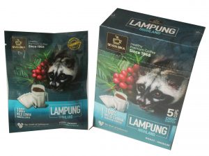 SEVEN BIKA LAMPUNG HIGHLAND PURE ROBUSTA WILD LUWAK DRIP COFFEE 5 SACHETS