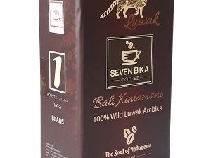 SEVEN BIKA BALI KINTAMANI PURE ARABICA WILD LUWAK COFFEE 100 Gr [Beans]