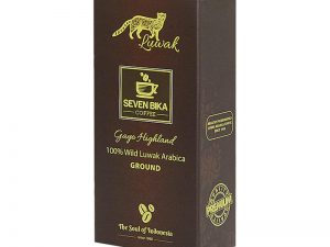 SEVEN BIKA GAYO HIGHLAND PURE ARABICA WILD LUWAK COFFEE 100 Gr [Beans]