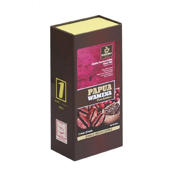SEVEN BIKA PAPUA WAMENA PURE ARABICA BOX COFFEE 200Gr [Ground]