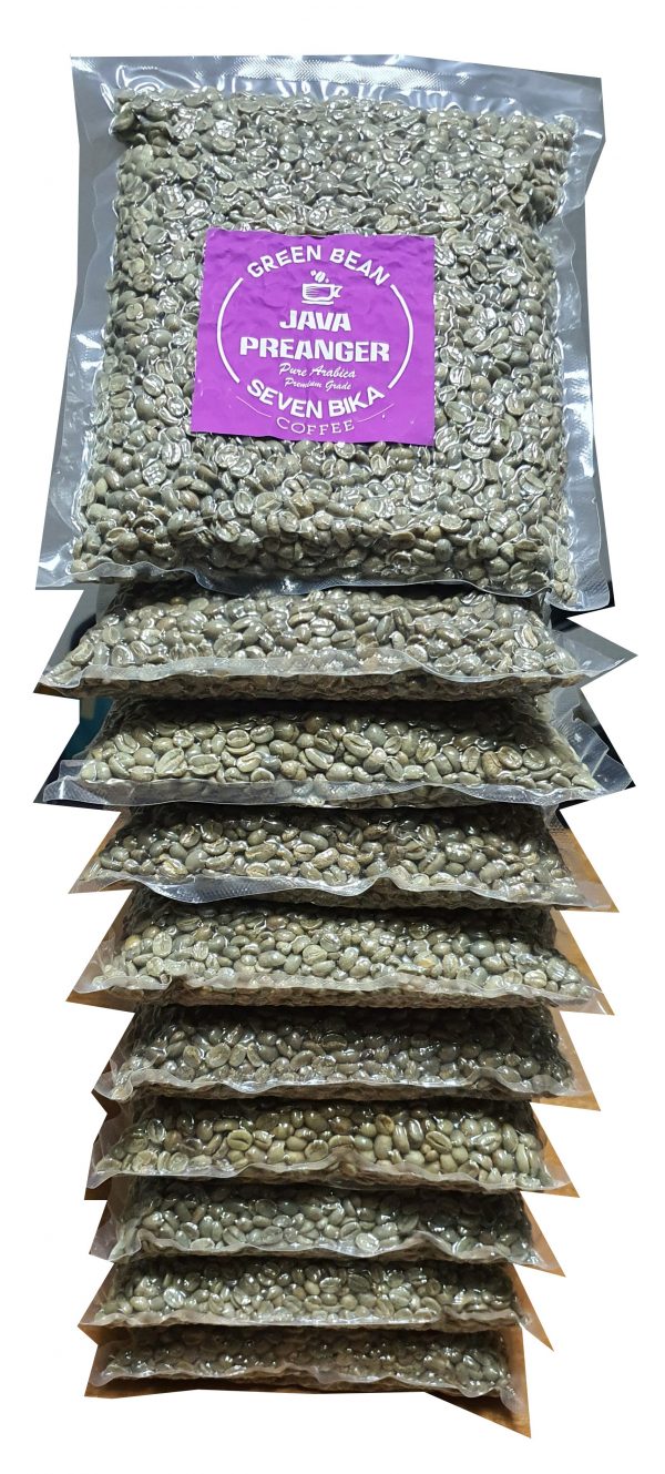 SEVEN BIKA JAVA PREANGER PURE ARABICA GREEN BEANS / BIJI MENTAH 2.5 KG [SEMI WASHED] - Image 3