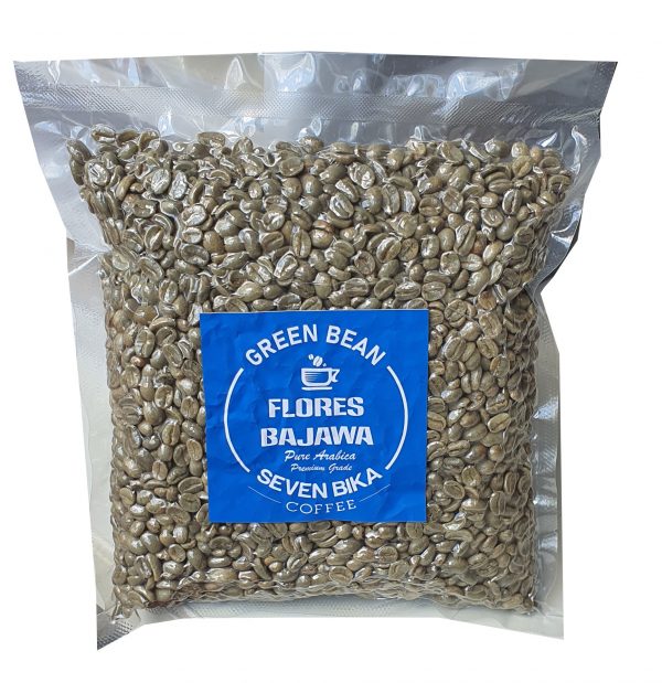 SEVEN BIKA FLORES BAJAWA PURE ARABICA GREEN BEANS / BIJI MENTAH 1 KG [SEMI WASHED] - Image 2