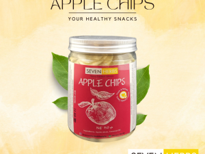 SEVEN HERBS- Apple Chips (Keripik Apel) 150 gr